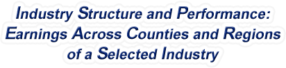 New Jersey - Earnings Across Counties and Regions of a Selected Industry